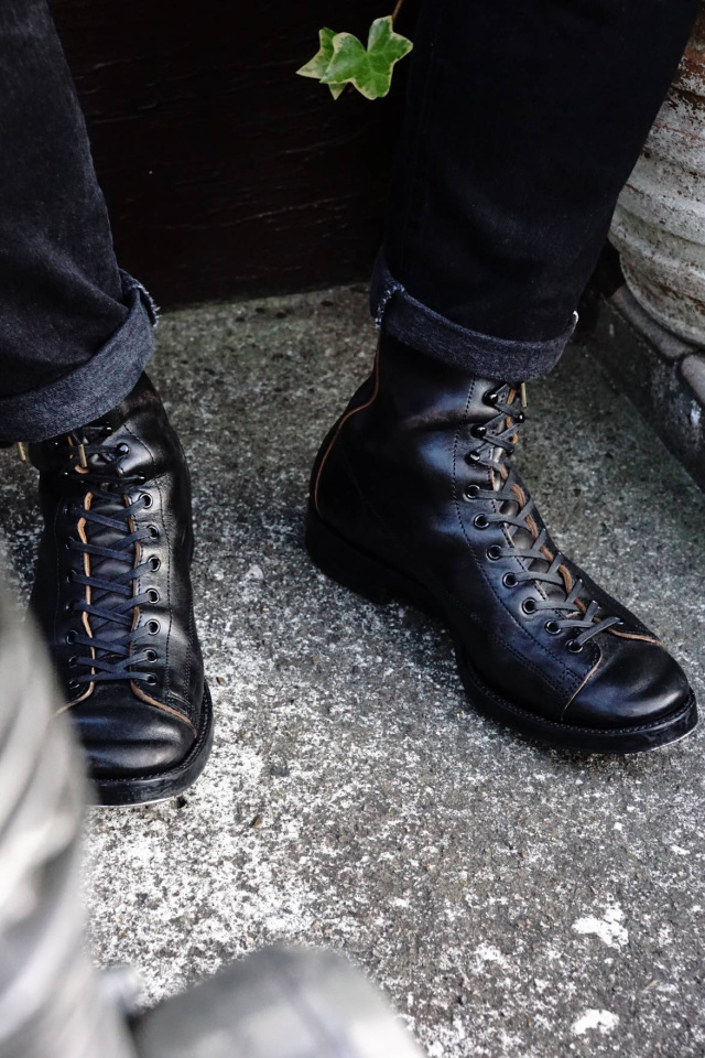 CLINCH Gary Boots Horsebutt Black 