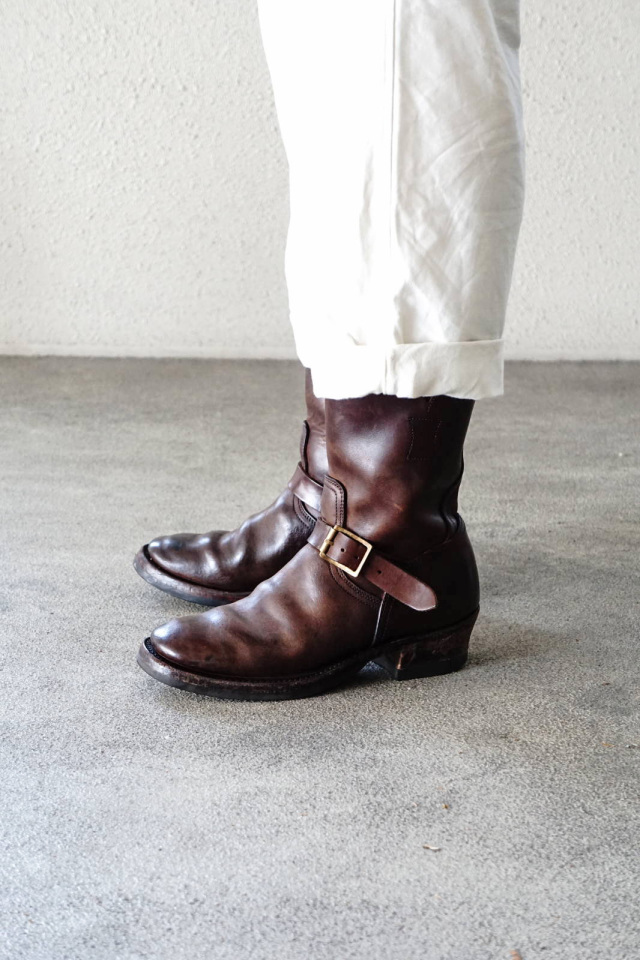 CLINCH Engineer boots Horsebutt overdye BROWN
