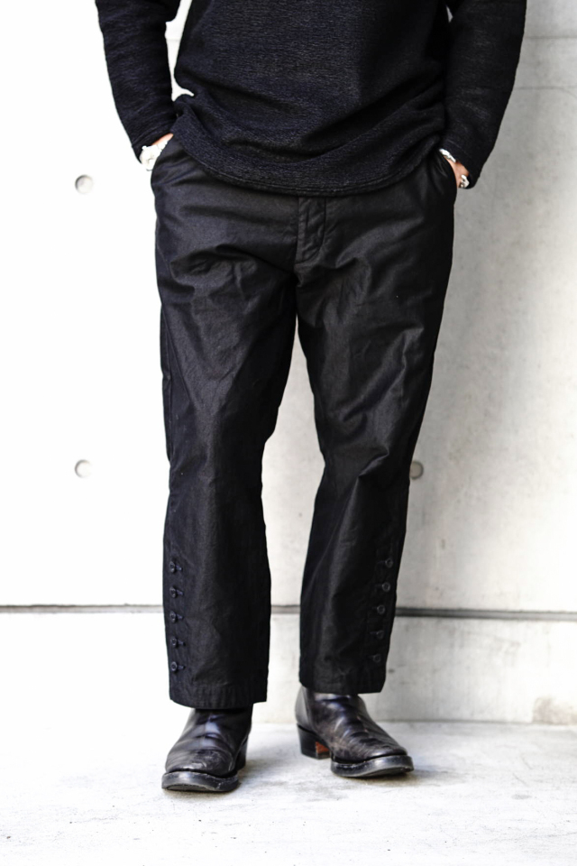 Django Atour victorians farmer moleskin pants / black