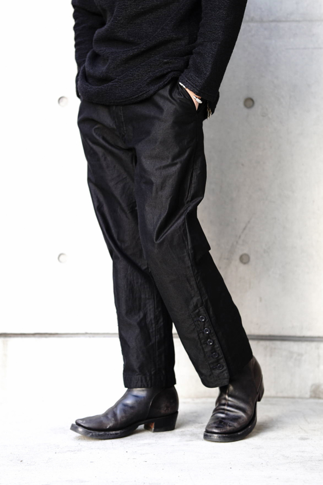 Django Atour victorians farmer moleskin pants / black