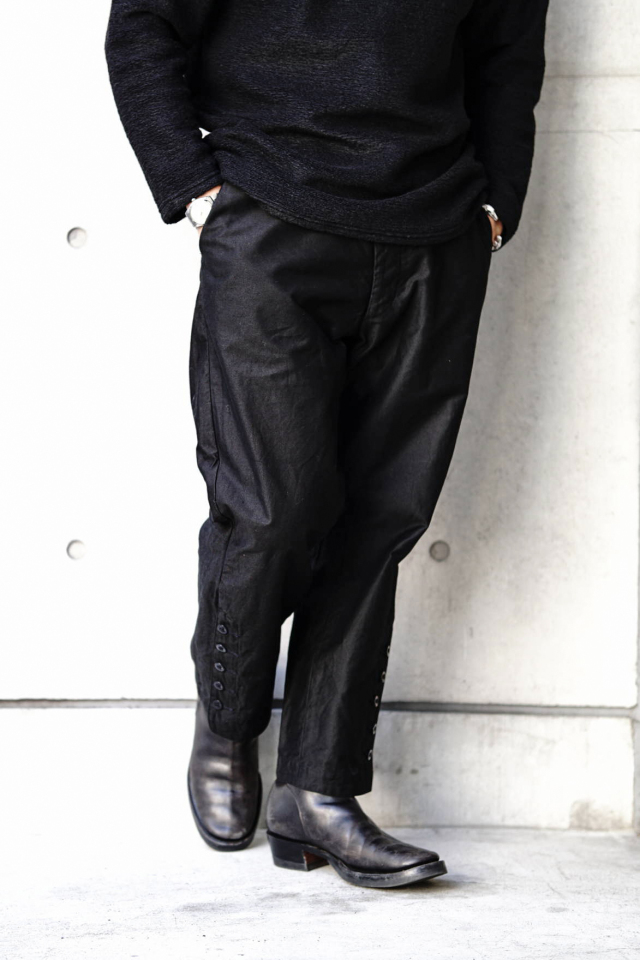 Django Atour victorians farmer moleskin pants / black