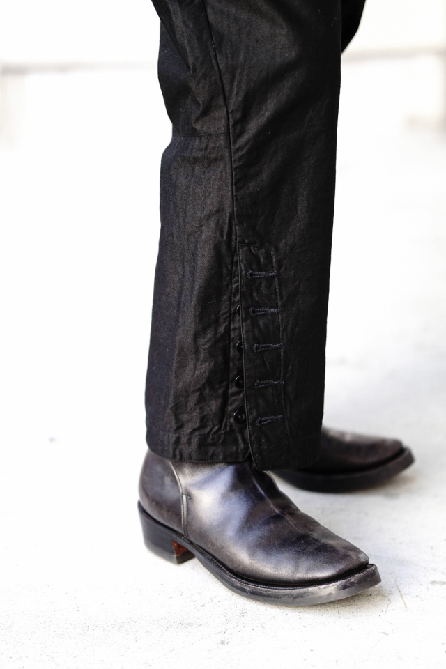 Django Atour victorians farmer moleskin pants / black