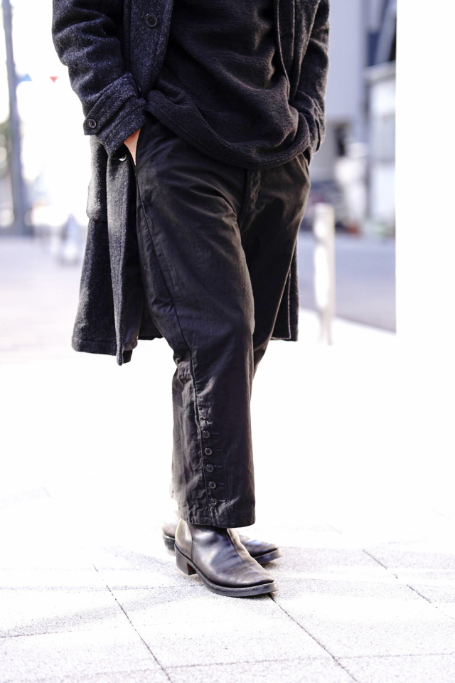 Django Atour victorians farmer moleskin pants / black