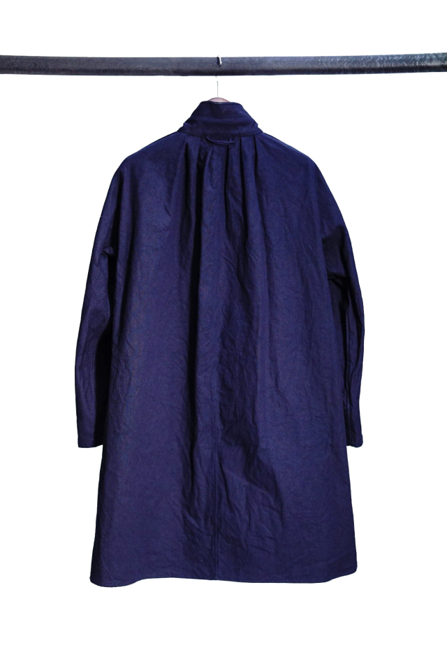 Django Atour french farmers indigo coat