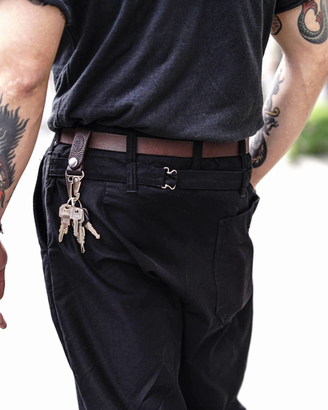 Django Atour victorians farmer moleskin pants / black