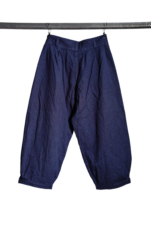 Django Atour anotherline indigo pleats widepants