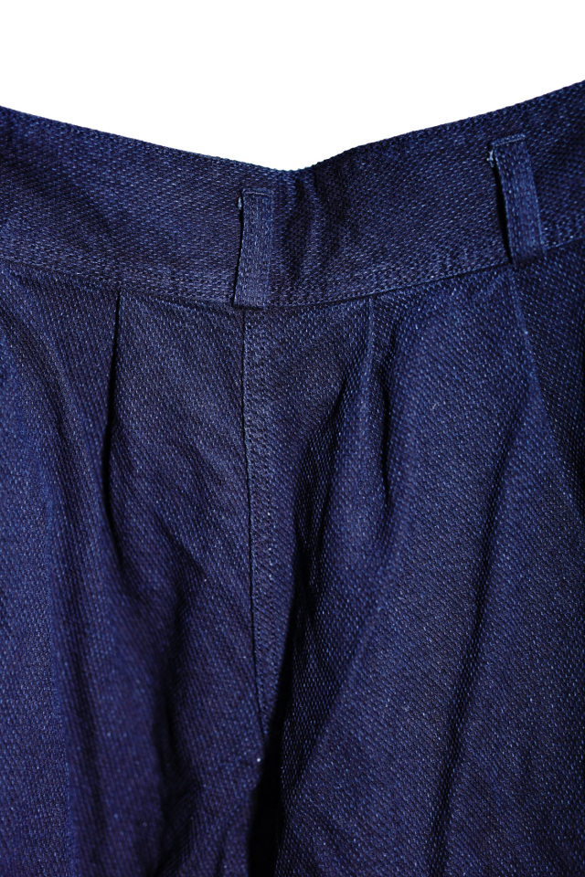 Django Atour anotherline indigo pleats widepants