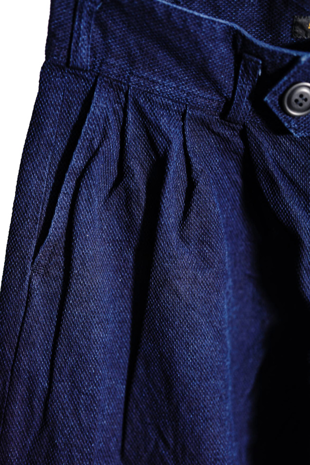 Django Atour anotherline indigo pleats widepants