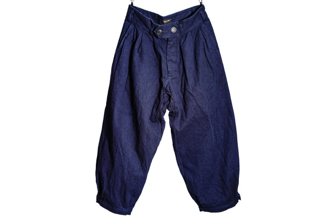 Django Atour anotherline indigo pleats widepants