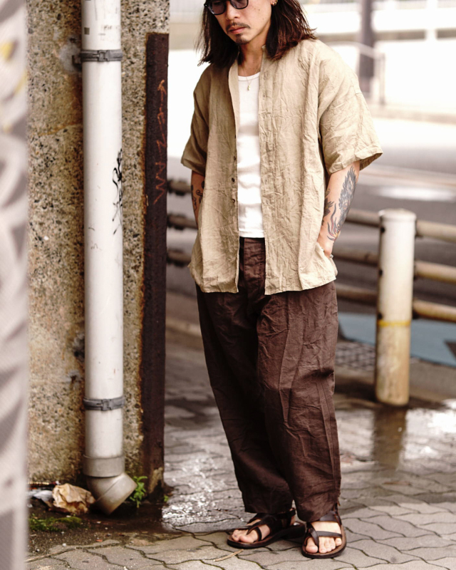 Django Atour frenchvictorians belgium-linen halfsleeve / belgium beige