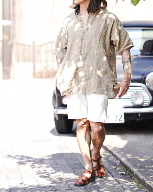 Django Atour frenchvictorians belgium-linen halfsleeve / belgium beige