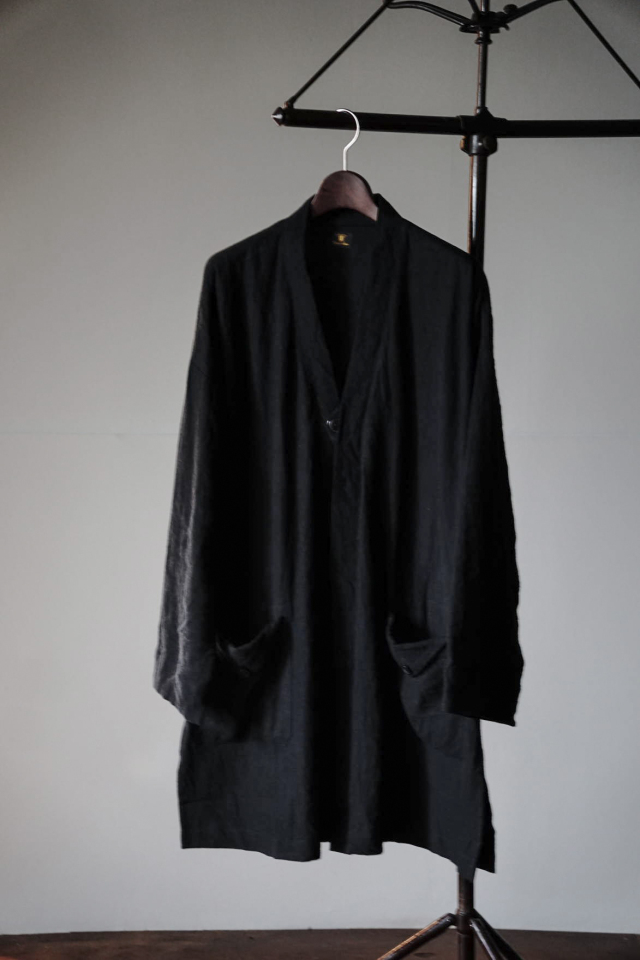Django Atour classic heavylinen montparnasse coat 2025 / black
