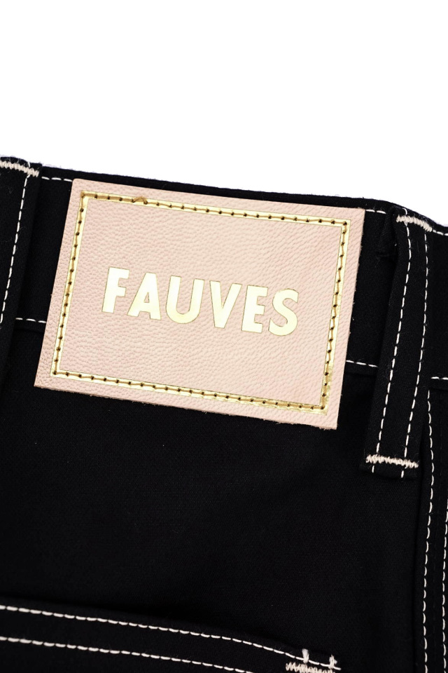 FAUVES 760-0959 CARPENTER SHORTS Black