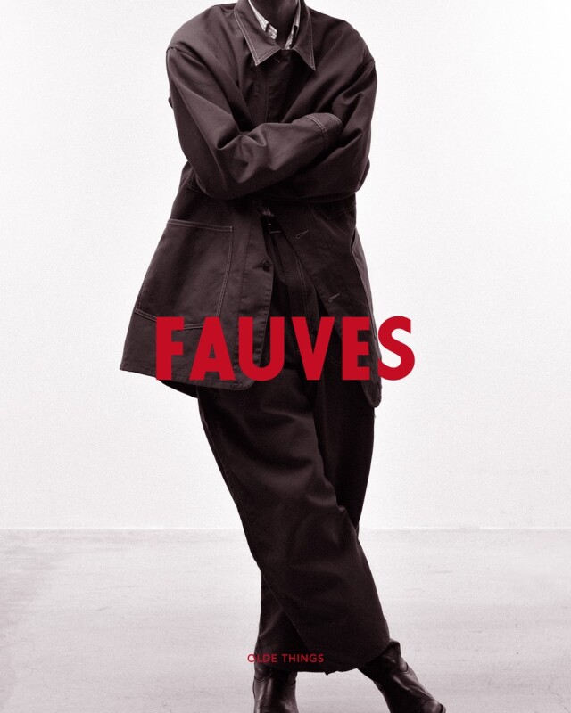 FAUVES 413-0959 CARPENTER JACKET Black