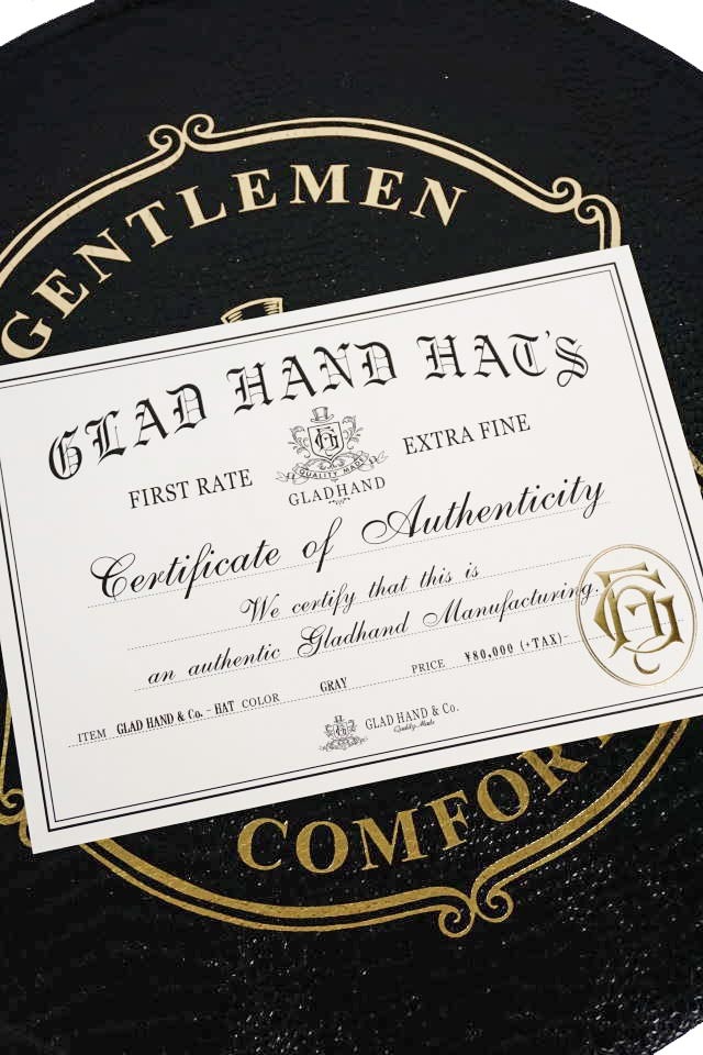 GLAD HAND & Co. - HAT JOHN G GRAY B.S.W. market place GLAD HAND & Co. - HAT JOHN G GRAY B.S.W. market place