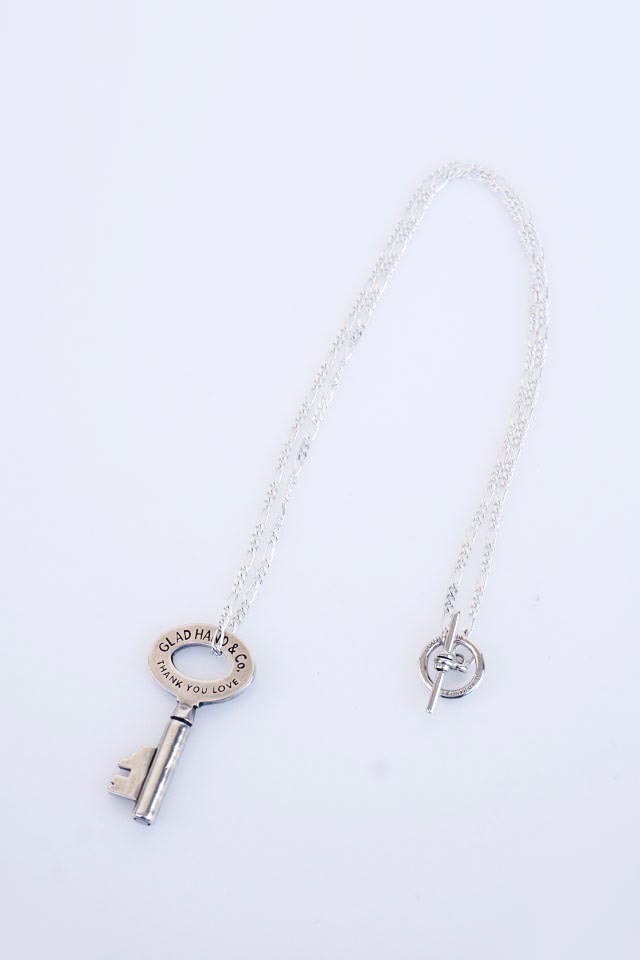 GLAD HAND JEWELRY KEY TOP & CHAIN SILVER925