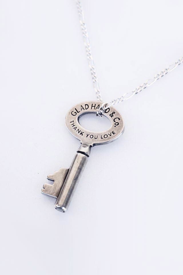 GLAD HAND JEWELRY KEY TOP & CHAIN SILVER925