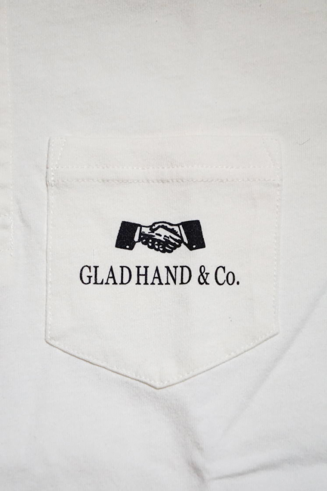 GLAD HAND GH DAILY - HENRY POCKET T-SHIRTS WHITE