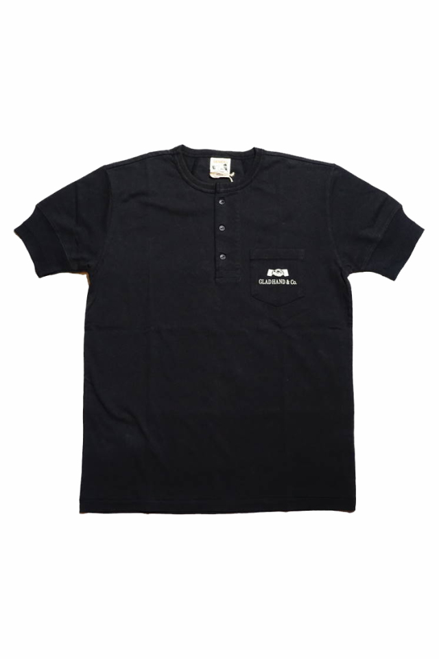 GLAD HAND GH DAILY - HENRY POCKET T-SHIRTS BLACK