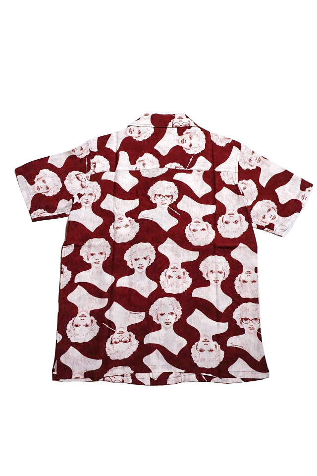 GANGSTERVILLE VIRGINIA - S/S SHIRTS BURGUNDY