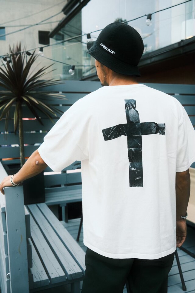 JANIS & Co. #CROSS TEE WHITE