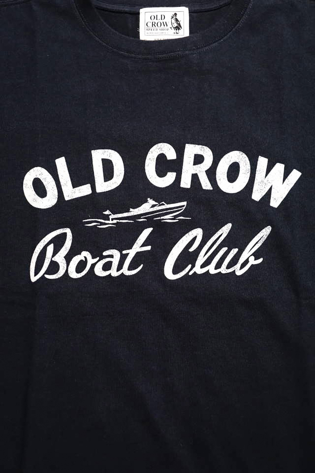 OLD CROW BOAT CLUB - S/S T-SHIRTS BLACK