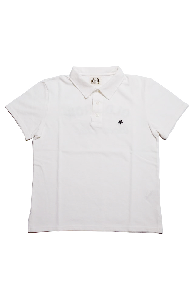OLD CROW BOAT CLUB - S/S POLO SHIRTS WHITE
