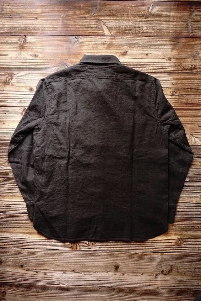 OLD CROW RODDER WORKER - L/S SHIRTS BLACK