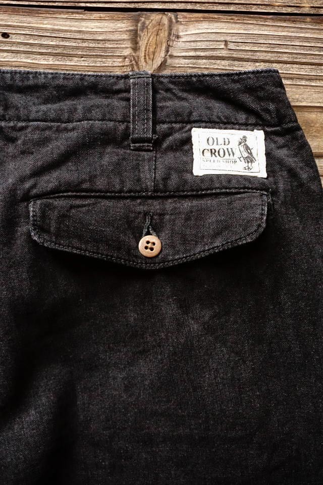 OLD CROW OLD RODDER - CHINO PANTS BLACK