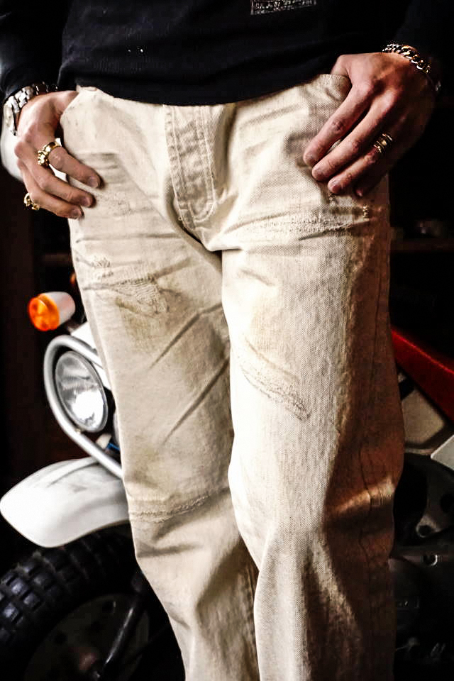 OLD CROW RODDER - PANTS IVORY  