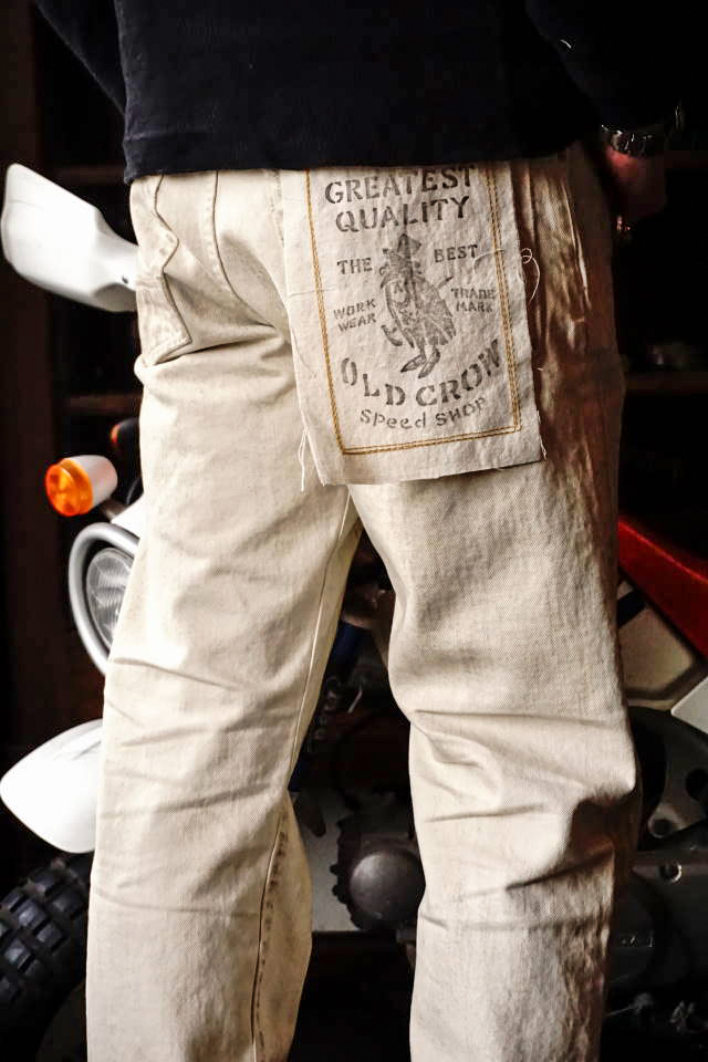 OLD CROW RODDER - PANTS IVORY  