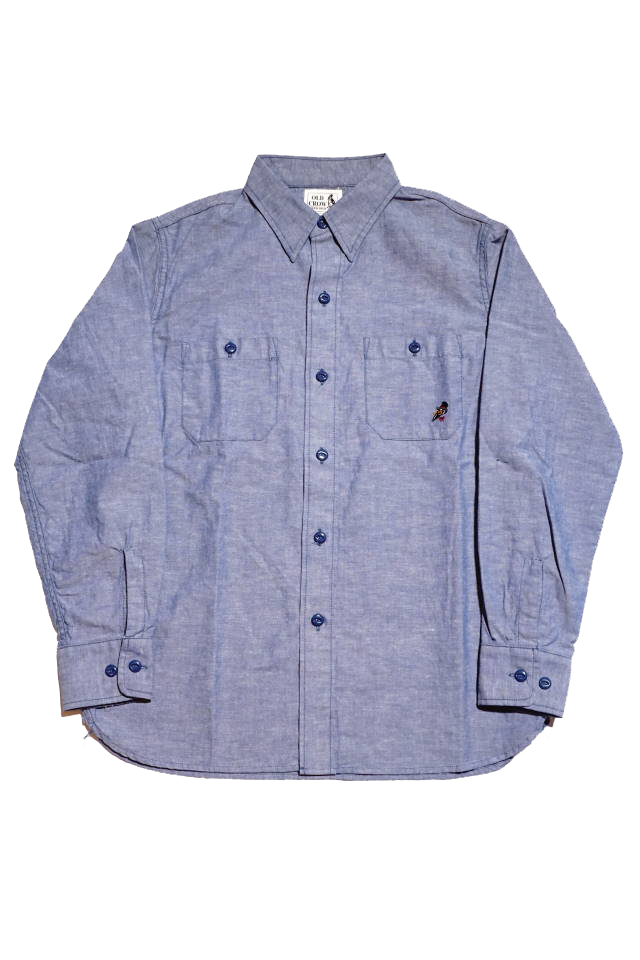 OLD CROW - L/S SHIRTS BLUE