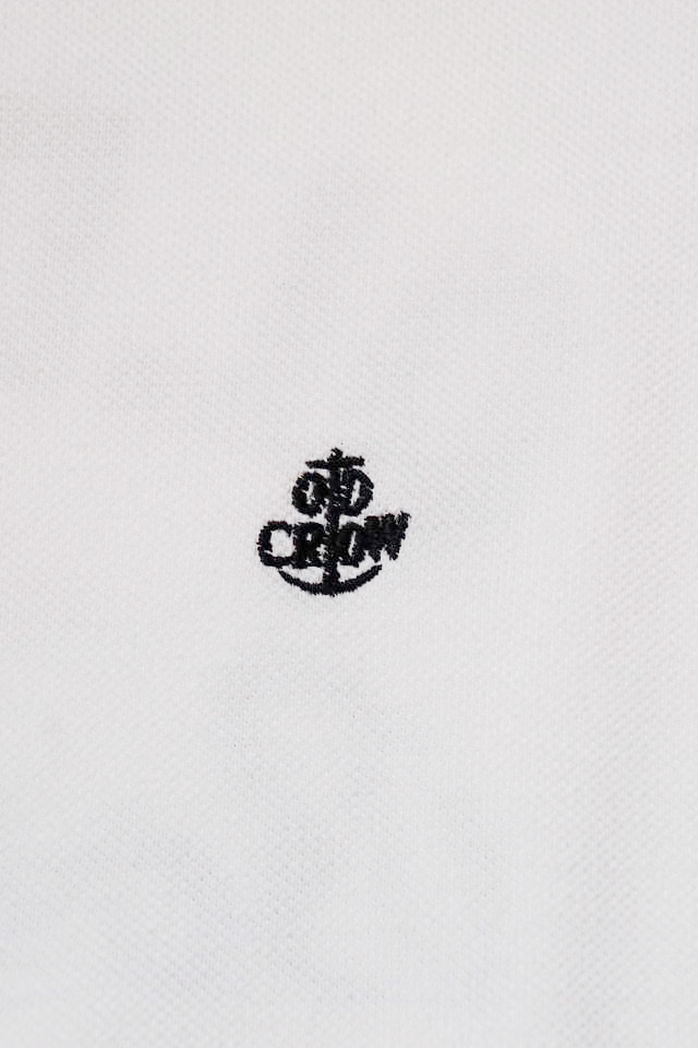 OLD CROW BOAT CLUB - L/S POLO SHIRTS WHITE