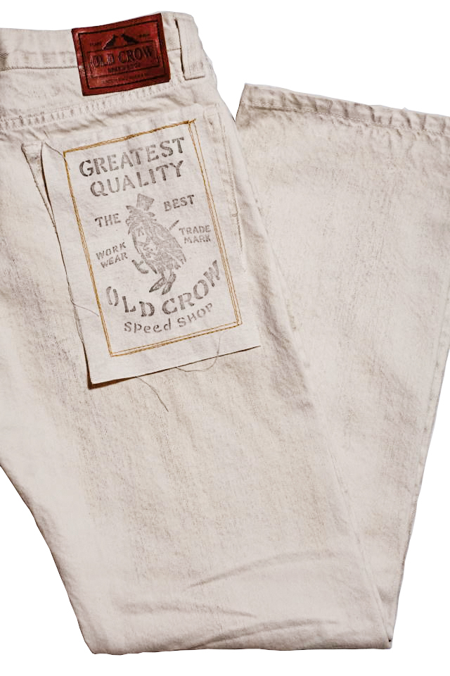 OLD CROW RODDER - PANTS IVORY  