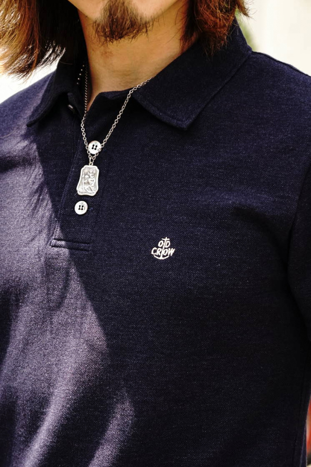 OLD CROW BOAT CLUB - S/S POLO SHIRTS NAVY