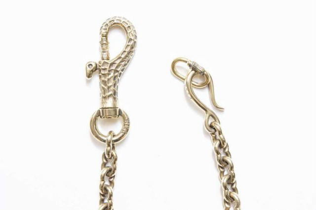 PEANUTS & Co. PLANE PEANUTS WALLET CHAIN brass
