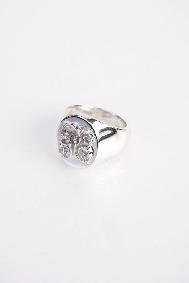 PEANUTS & Co. Signet ring Small All Silver B.S.W. market place
