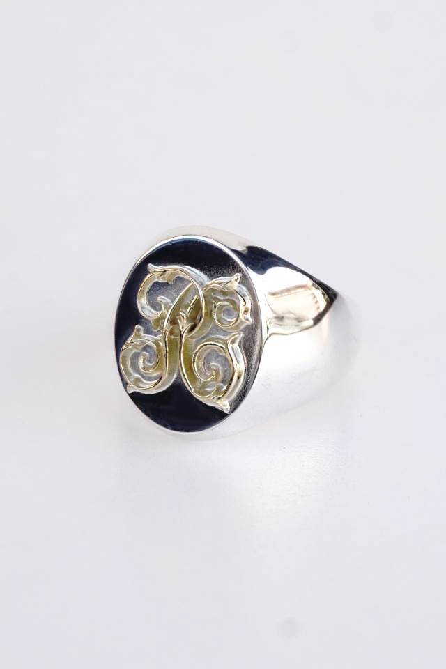 PEANUTS & Co. Signet ring Large K18Gold×Silver