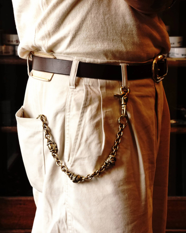 PEANUTS & Co. BULL WALLET CHAIN BRASS