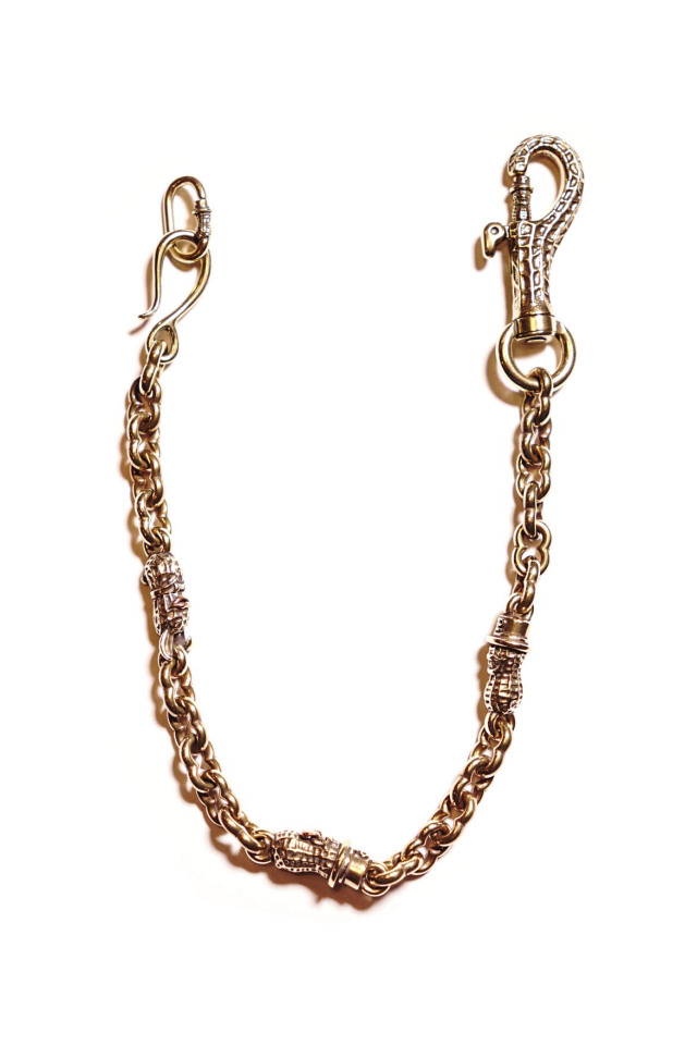 PEANUTS & Co. 3 PEANUTS WALLET CHAIN brass