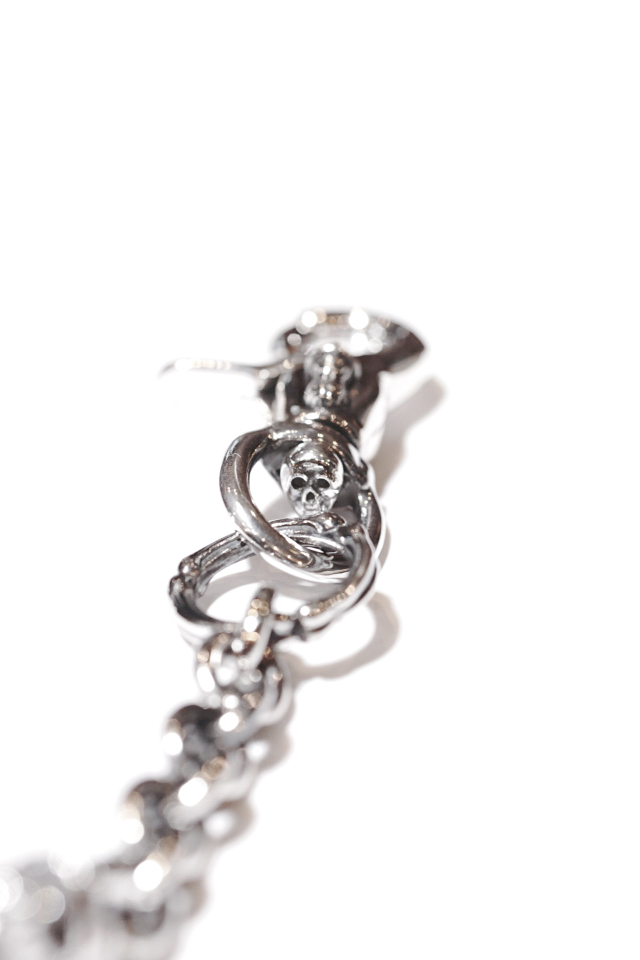 PEANUTS & Co. BULL WALLET CHAIN ALL SILVER