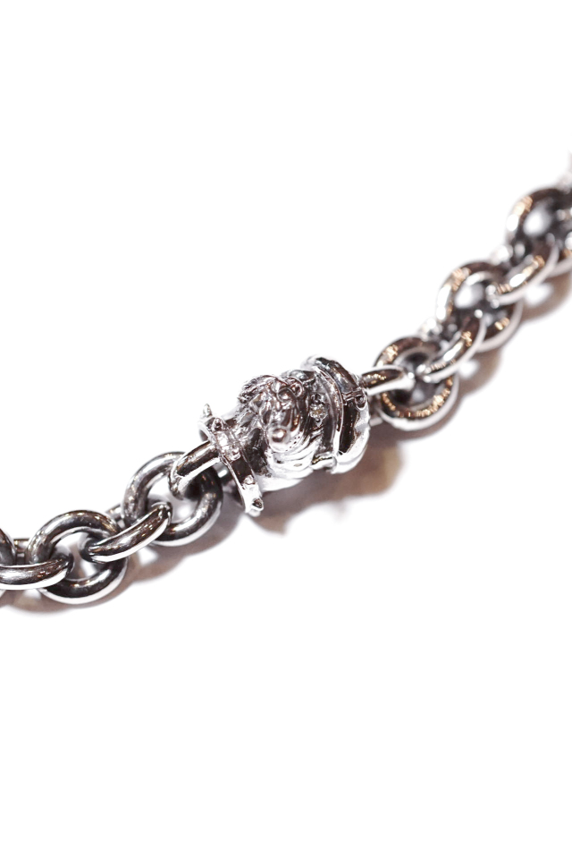 PEANUTS & Co. BULL WALLET CHAIN ALL SILVER