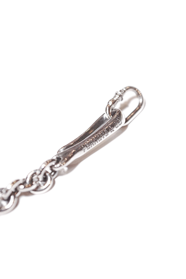 PEANUTS & Co. BULL WALLET CHAIN ALL SILVER
