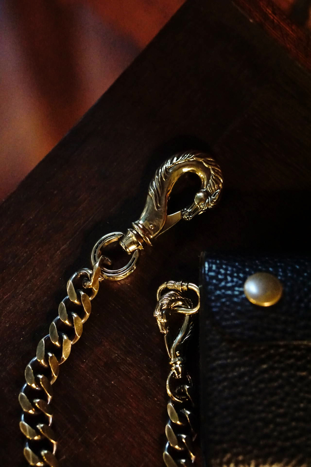 PEANUTS & Co. horse wallet chain horse × horse brass