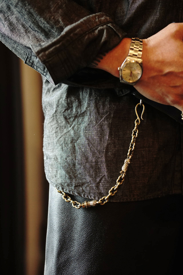 PEANUTS & Co. 3 PEANUTS WALLET CHAIN brass