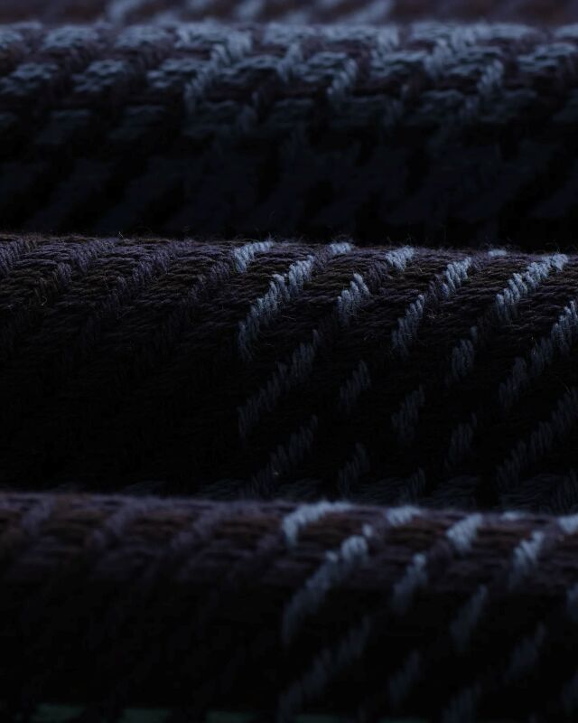 wax london Whiting - Navy And Blue Skate Check Overshirt